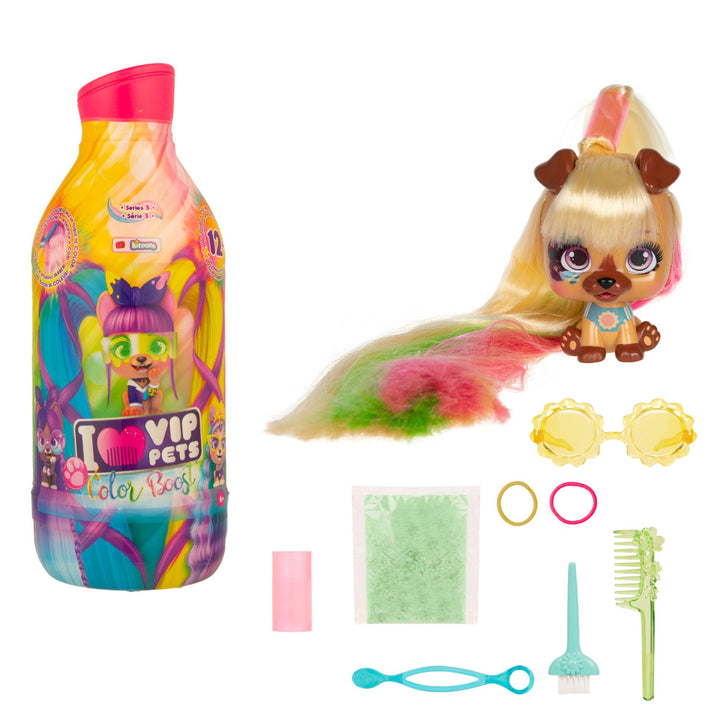 Păpușă Vip Pets Color Boost S3 mix cu accesorii - trimisă aleatoriu