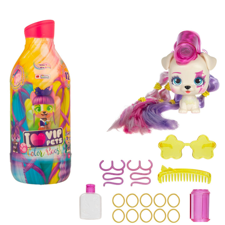 Păpușă Vip Pets Color Boost S3 mix cu accesorii - trimisă aleatoriu