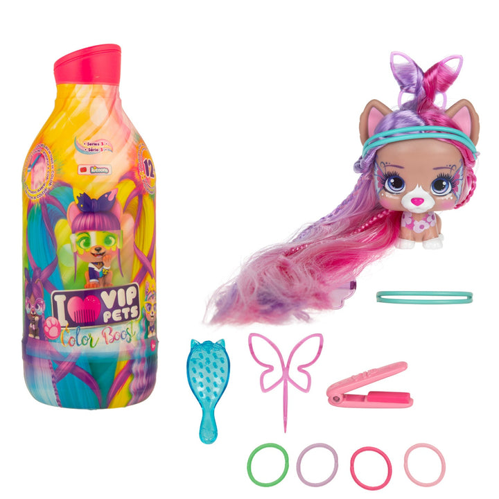 Păpușă Vip Pets Color Boost S3 mix cu accesorii - trimisă aleatoriu