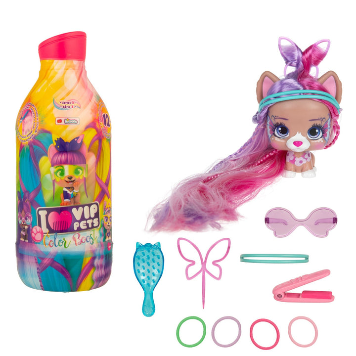Păpușă Vip Pets Color Boost S3 mix cu accesorii - trimisă aleatoriu