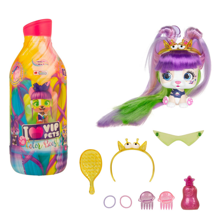 Păpușă Vip Pets Color Boost S3 mix cu accesorii - trimisă aleatoriu