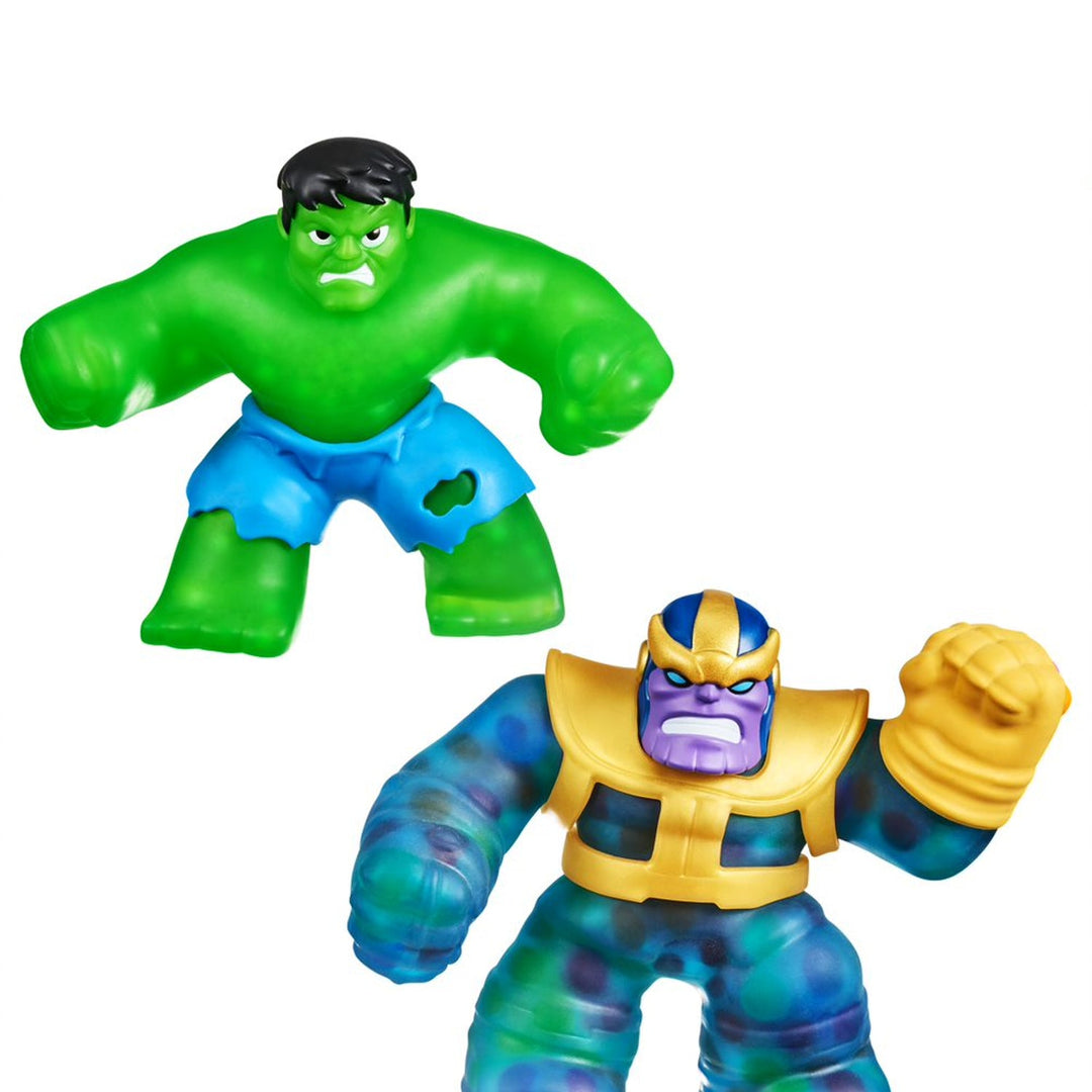 Set doua figurine Goo Jit Zu, Marvel Hulk versus Thanos