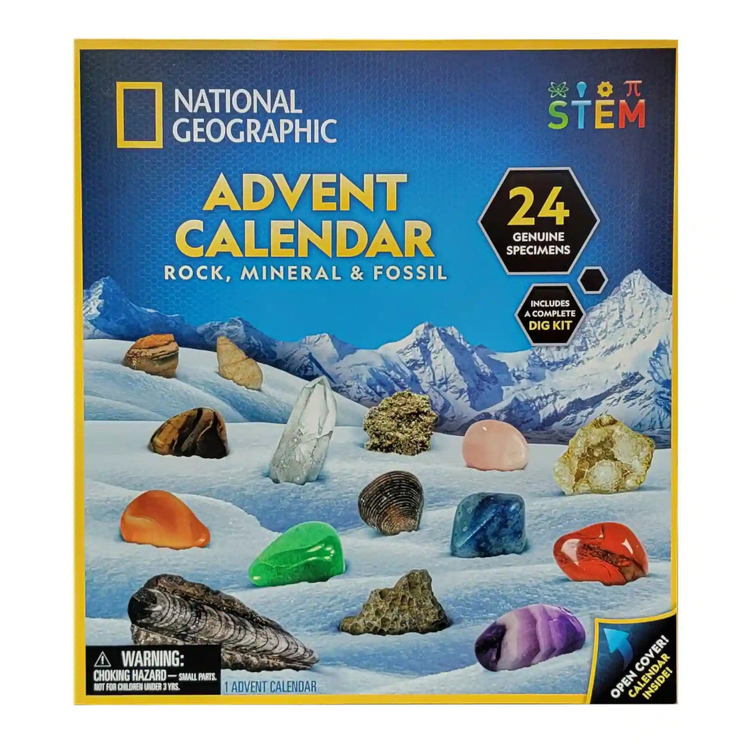Calendar Advent National Geographic, 31 x 28 x 6 cm, multicolor