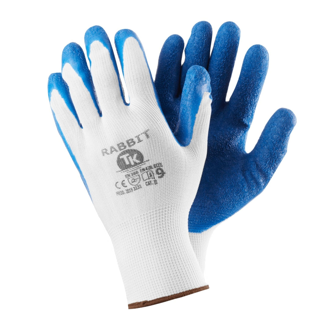 Manusi de protectie Rabbit acoperite cu latex, marimea 2XL