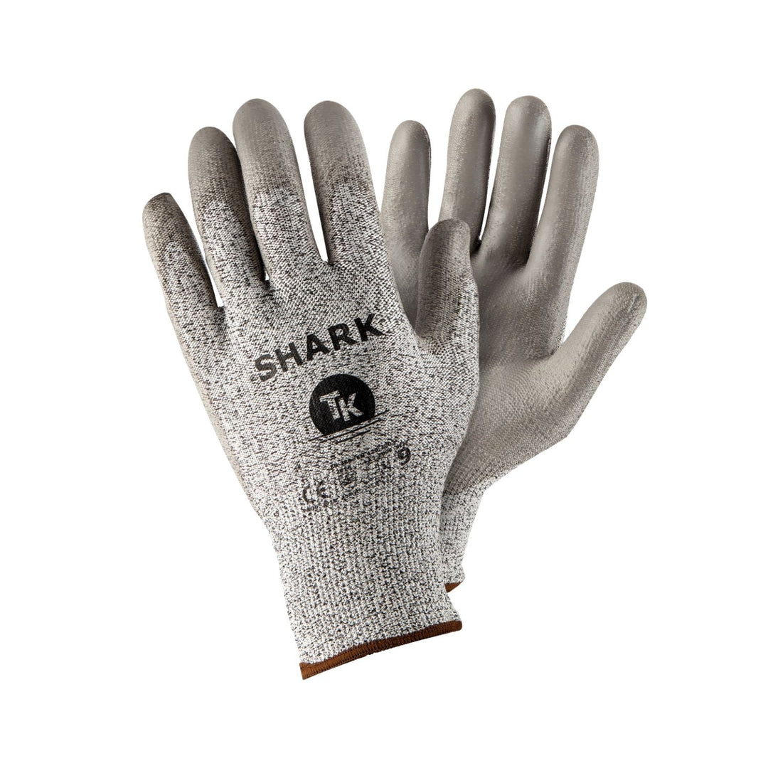 Manusi de protectie TK Shark, din poliuretan, manseta elastica, marime M