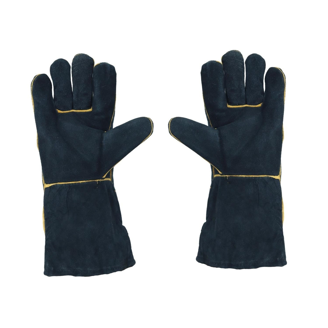 Manusi din piele pentru sudura, din spalt bovina, XL, negru