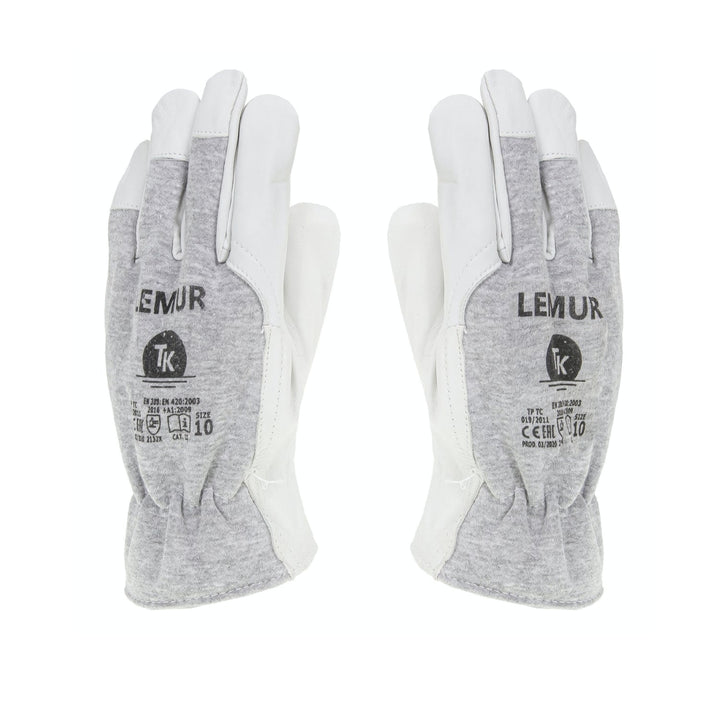 Set de 3 perechi de manusi de protectie din piele fina de capra, marime S