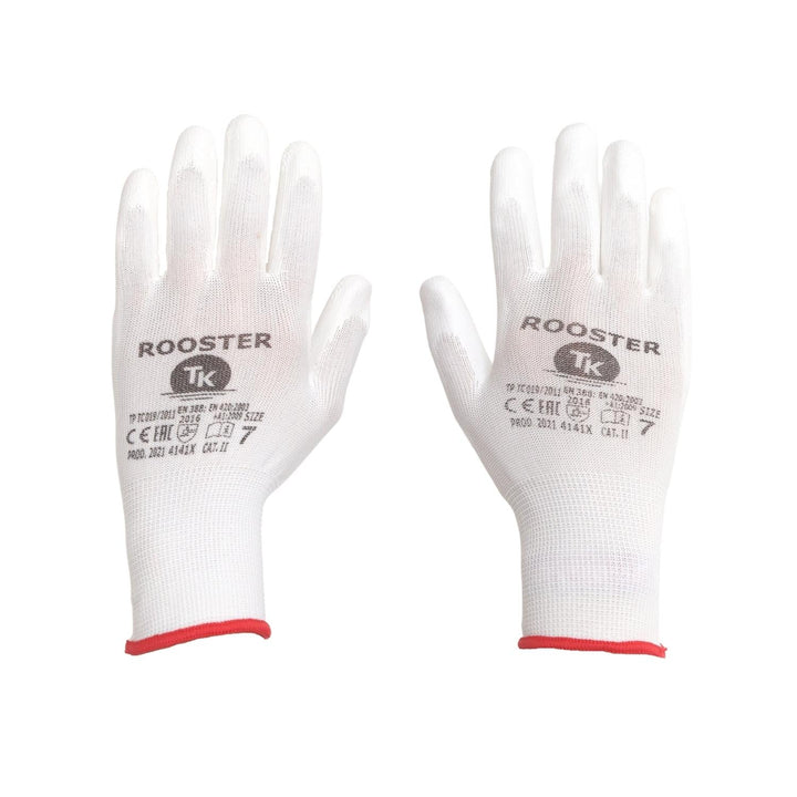 Set de 3 perechi de manusi Rooster, din poliuretan, marime XL