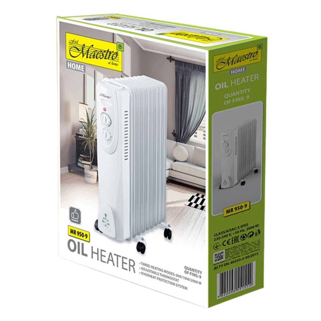 Maestro MR-950-9 2000W električni uljni radijator