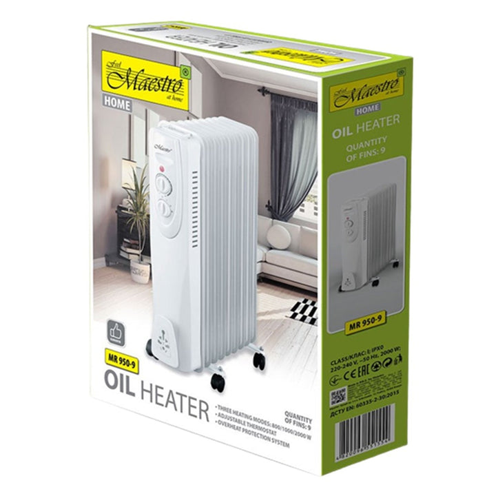 Maestro MR-950-9 2000W električni uljni radijator