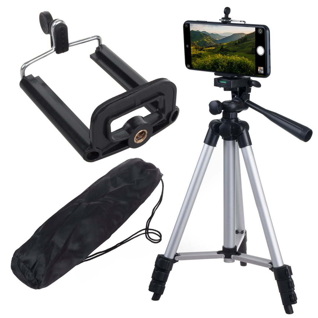 Maclean univerzalni stativ 1/4", za fotoaparate, kamere, pametne telefone, prstenaste svjetiljke, max. 1050 mm, max. 2 kg, MC-164