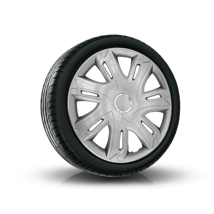 14" NRM Supernova srebreno lakirani poklopac felge, 4 kom. - srebreno lakirani