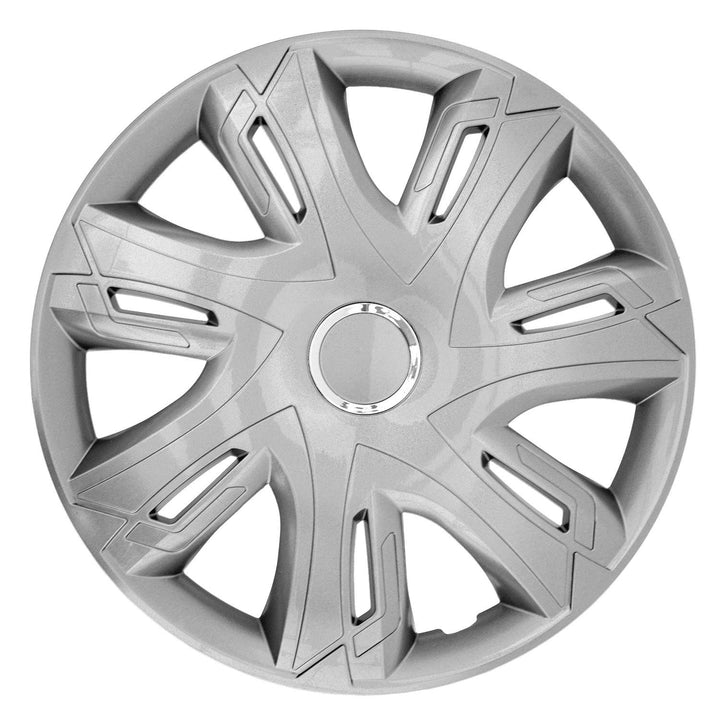 14" NRM Supernova srebreno lakirani poklopac felge, 4 kom. - srebreno lakirani