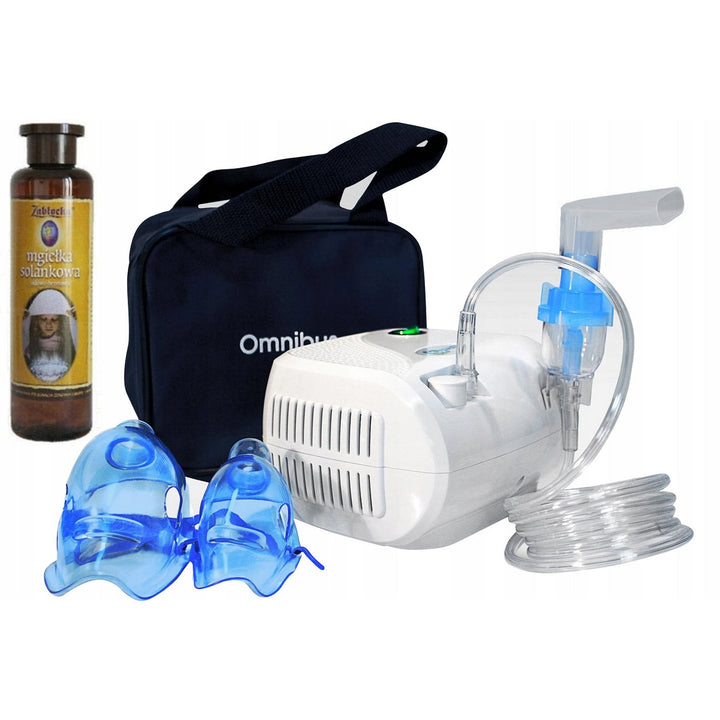 Omnibus BR-CN116 bijeli inhalator s kompresorom + slana maglica