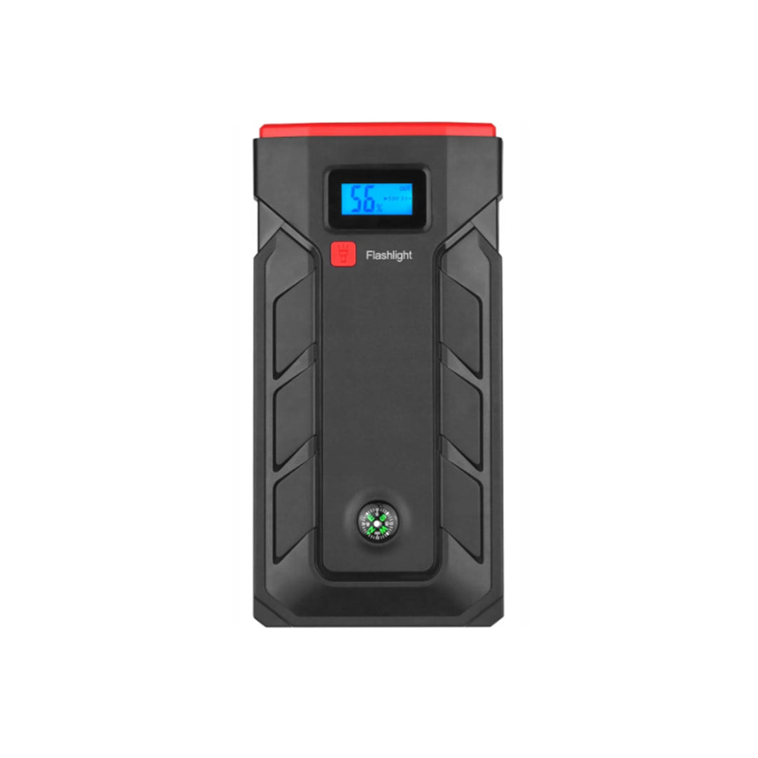 Acumulator extern pornire auto/Jump starter multifunctional, 12 V, capacitate 20.000 mAh, lanterna