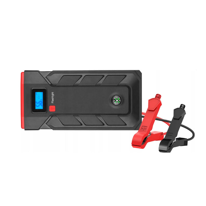 Acumulator extern pornire auto/Jump starter multifunctional, 12 V, capacitate 20.000 mAh, lanterna