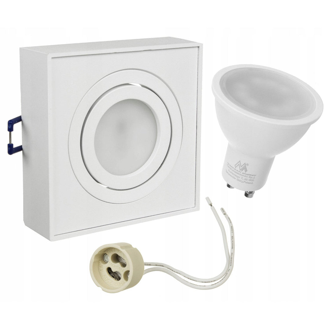 Ugrađena rasvjetna armatura MCE464 W 7W + GU10 LED