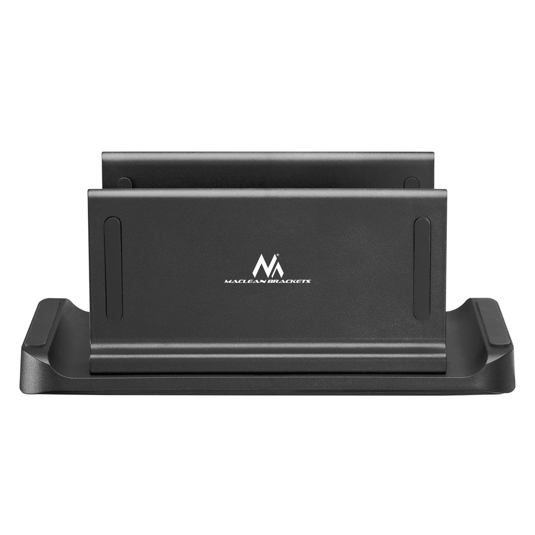Maclean nosač za thin-client/mini PC, crni, pogodan za VESA nosače, samostalno stojeći, MC-454