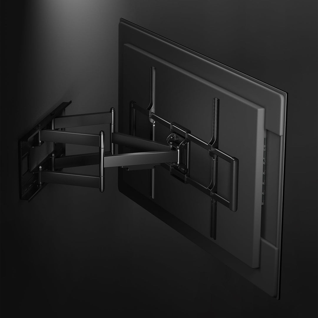 Maclean ekonomični TV stalak, max VESA 900x600, 60-120", 120 kg, crni, MC-482