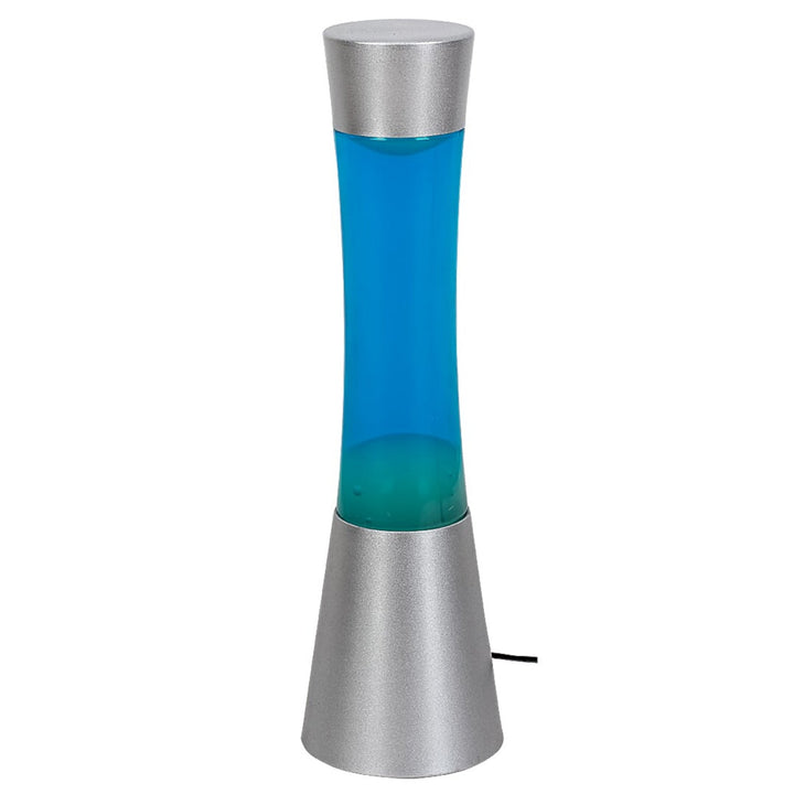 Minka, lavalampa Gy6.35 20W, 39,5 cm srebrno plava - dekorativna lampa