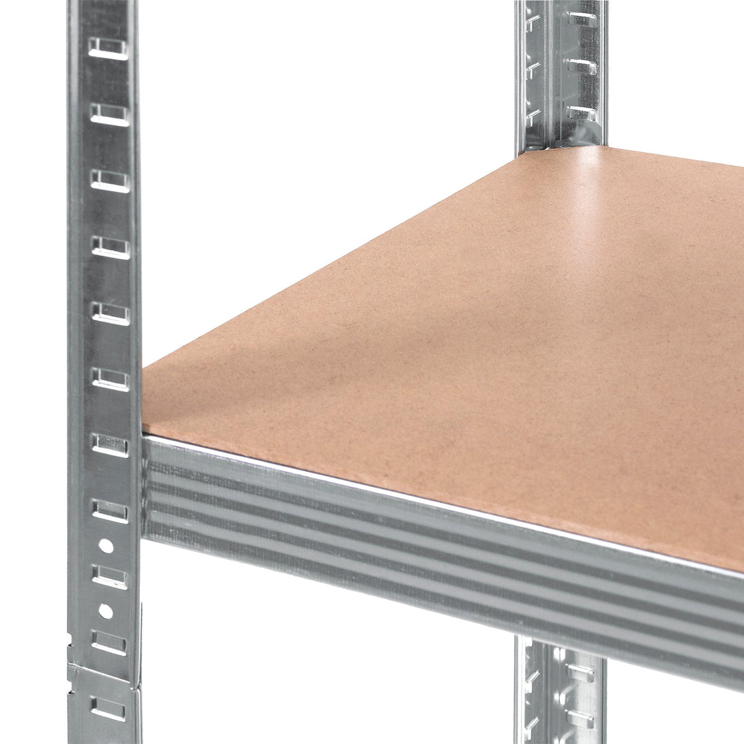 Metalni ormar za pohranu s policama 175 kg x5 180x90x40 cm GreenBlue, pocinčan, sklopiv, MDF, GB378