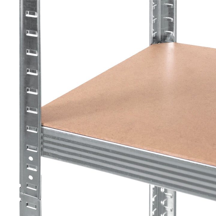 Metalni ormar za pohranu s policama 175 kg x5 180x90x40 cm GreenBlue, pocinčan, sklopiv, MDF, GB378