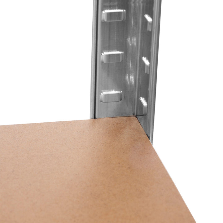 Metalni ormar za pohranu s policama 175 kg x5 180x90x40 cm GreenBlue, pocinčan, sklopiv, MDF, GB378