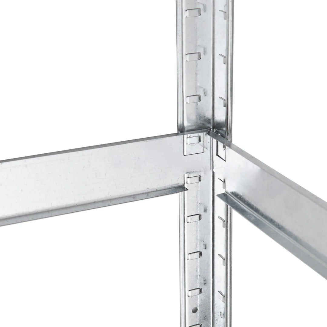 Metalni ormar za pohranu s policama 175 kg x5 180x90x40 cm GreenBlue, pocinčan, sklopiv, MDF, GB378