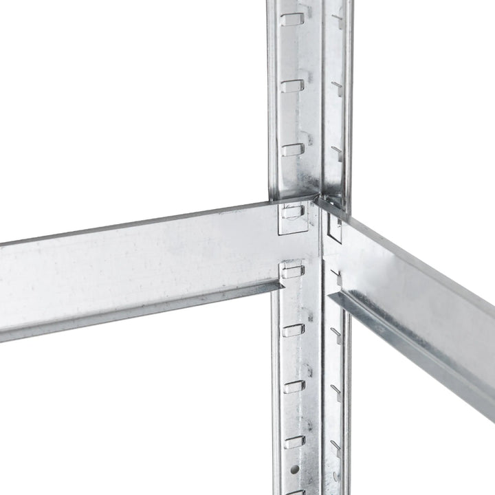 Metalni ormar za pohranu s policama 175 kg x5 180x90x40 cm GreenBlue, pocinčan, sklopiv, MDF, GB378