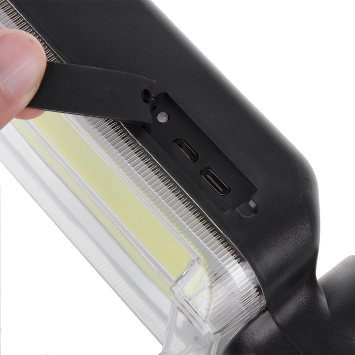 Maclean COB magnetska radionica lampa, 2x1200mAh, 700lm, USB Tip-C/Micro USB, MCE307