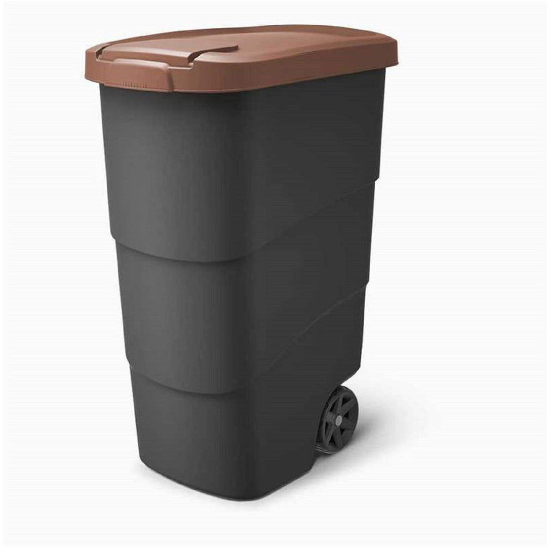Keden WHEELER 90 L kolica za otpad na kotače - smeđa