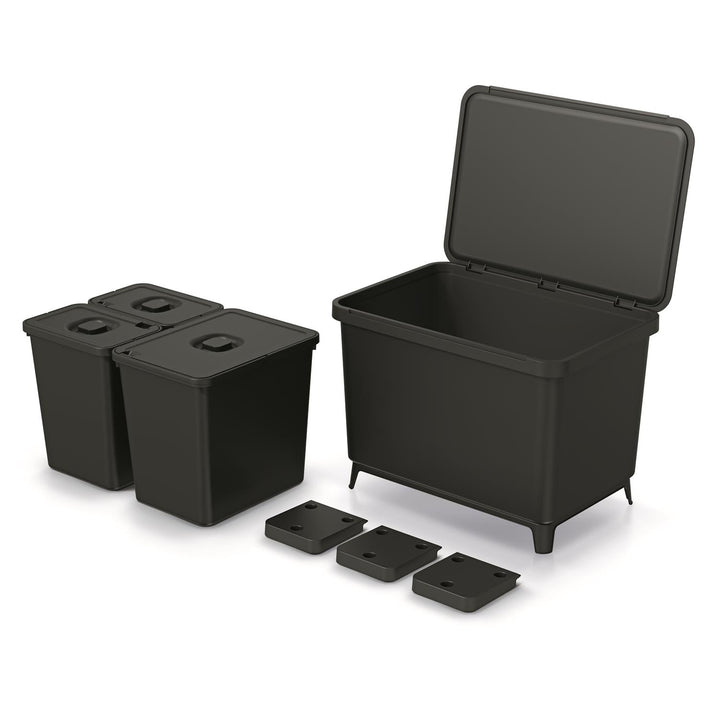 Keden SYSTEMA 2x10 + 23l kanta za otpad - crna reciklaža