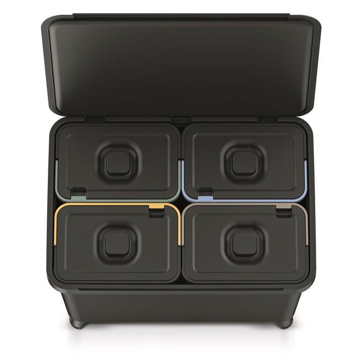 Keden SYSTEMA kanta za otpad 4x10 litara - crna za reciklažu