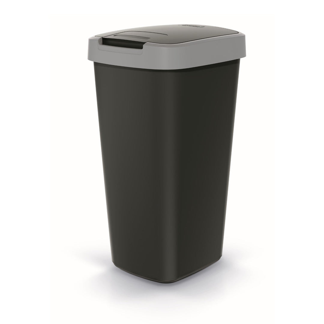Kanta za otpad od 25 litara KEDEN COMPACTA Q NSAB25-429U - crna s sivim okvirom