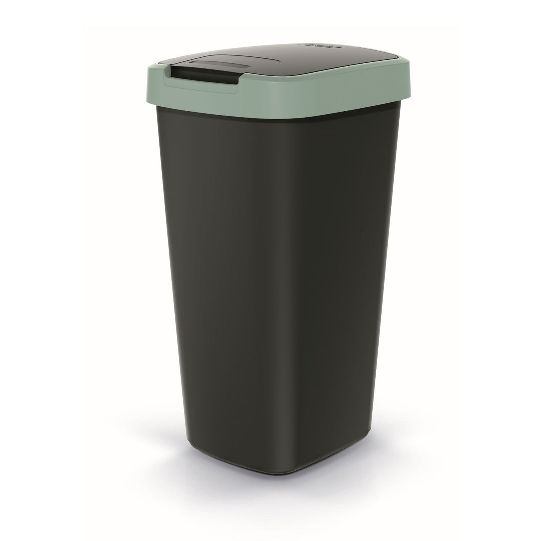 Kanta za otpad od 25 litara KEDEN COMPACTA Q NSAB25-5575C - crna s zelenim okvirom