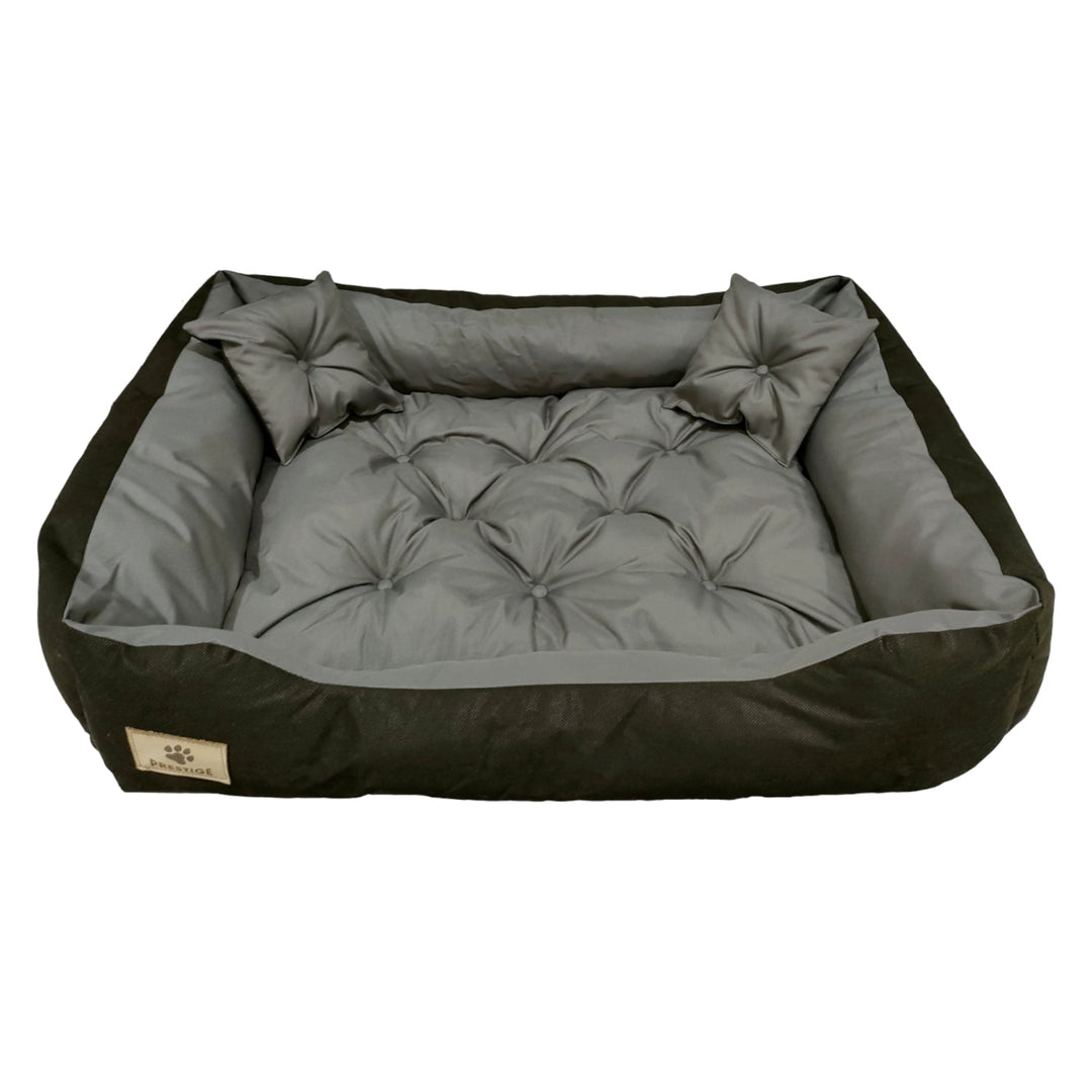 Prestige krevet za pse i mačke, 60x50/75x65 cm, sivi i crni