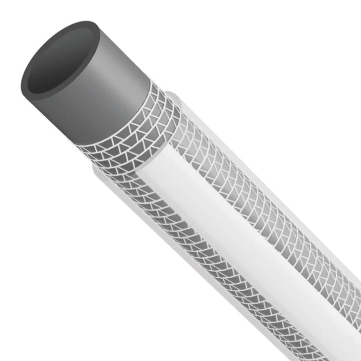 Furtun de grădină Vartco Silver TFS, 3 straturi, 3/4", 20m, gri - alb