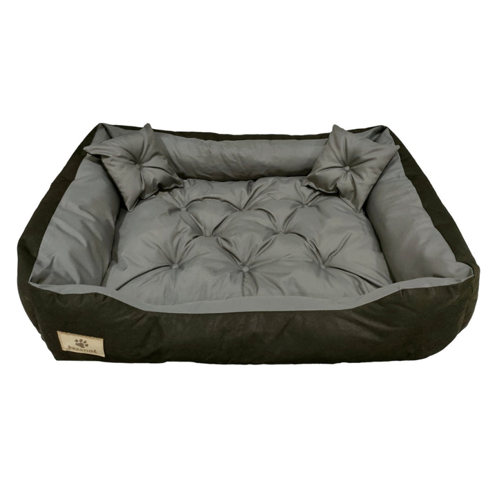 Prestige krevet za pse ili mačke, 130x105 cm, sivi i crni