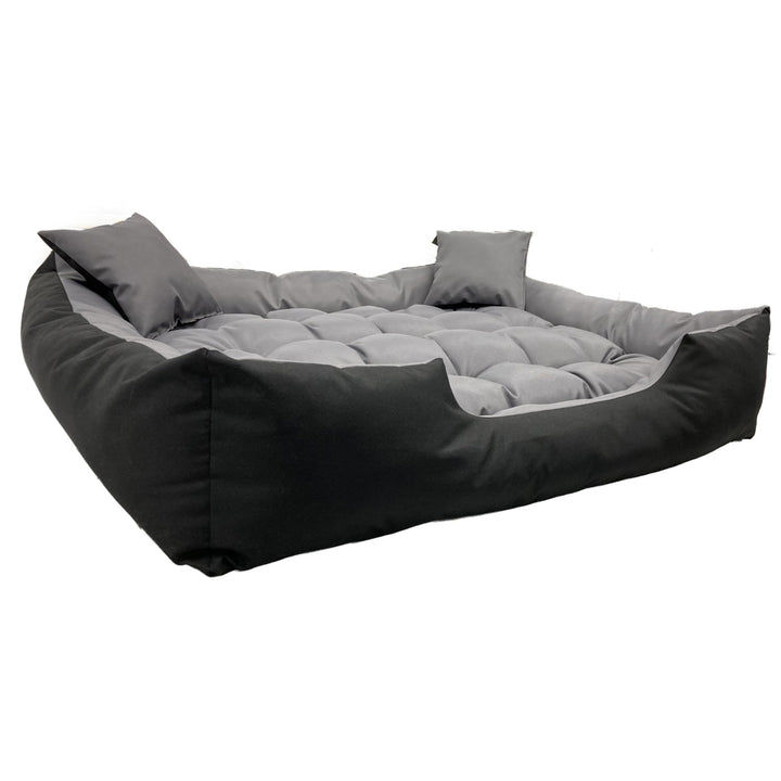 ECCO pseći krevet 60x50 / 75x65 cm sivi i crni