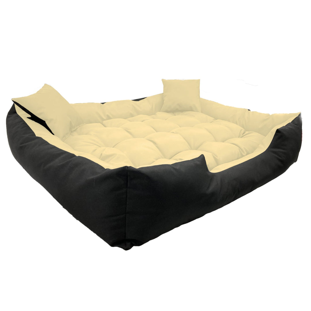 Krevet za pse i mačke 145 x 115 cm ECCO145/115BEZ bež i crna