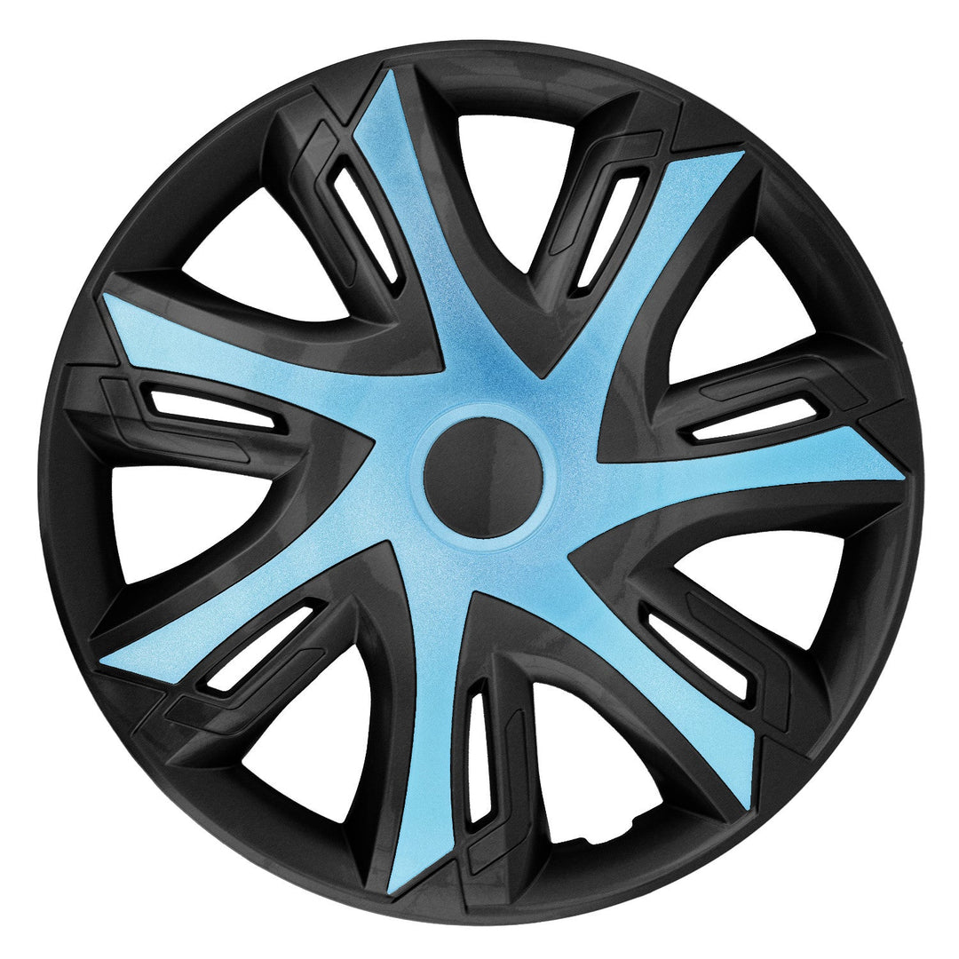 14" N-POWER dvodobni set poklopaca kotača u plavo-crnoj boji, 4 komada