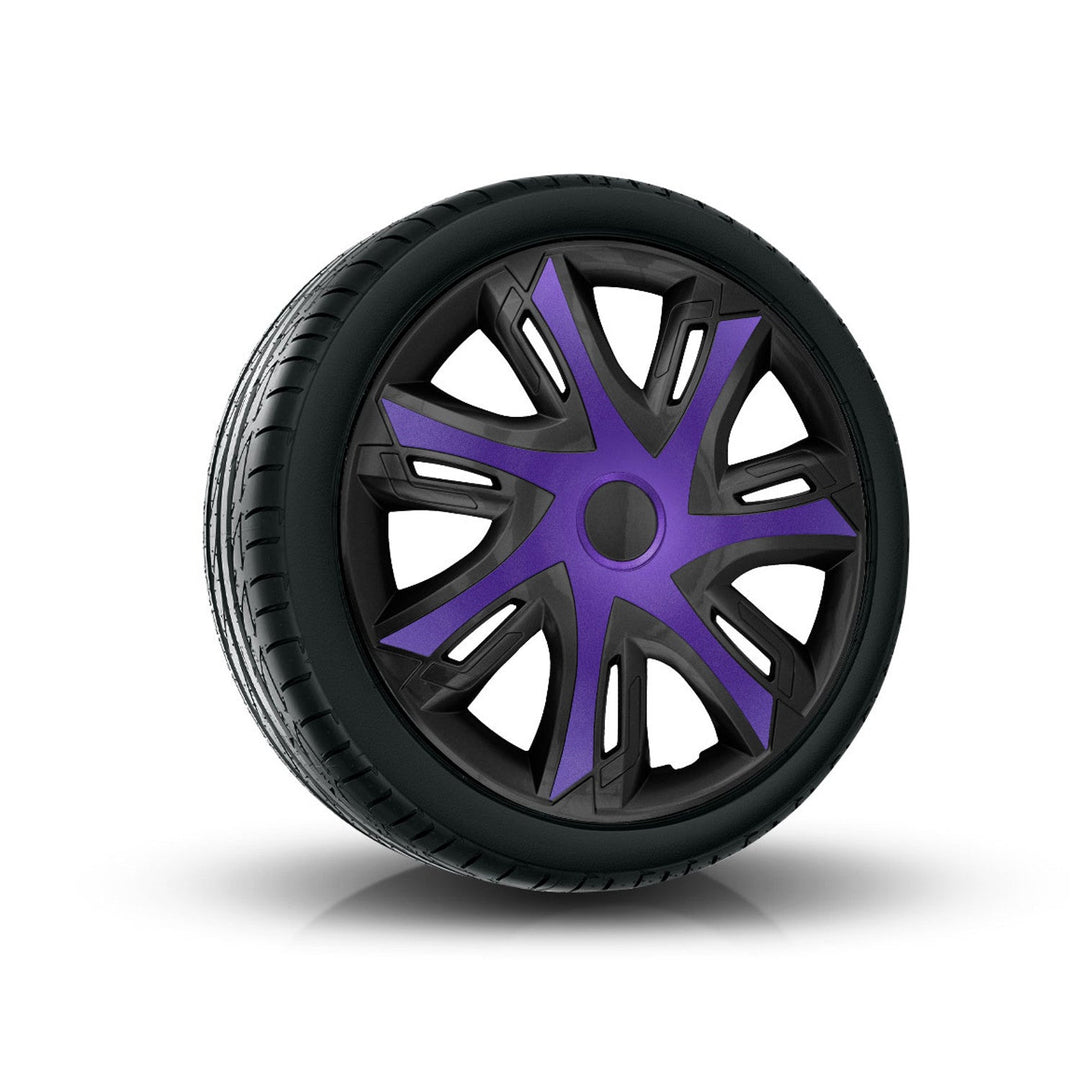 Univerzalne navlake za kotače 14" N-POWER dvodobne ljubičasto/crne, 4 komada