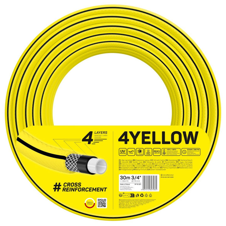 CELLFAST 4YELLOW 10-521 3/4" 30m 4-slojna vrtna crijeva
