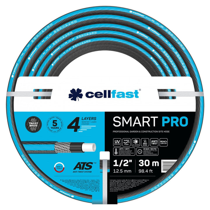 CELLFAST SMART PRO ATS 1/2" 30 m 13-401 četveroslojni vrtni crijevo