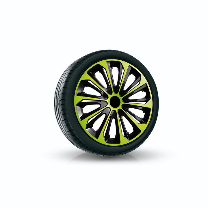 16" NRM STRONG DUO zeleno-crne navlake za kotače, 4 kom.