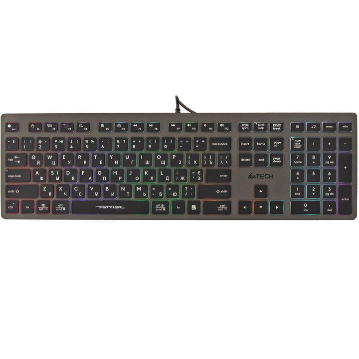 A4TECH FSTYLER FX60H membranska tipkovnica (Neon pozadinsko osvjetljenje)