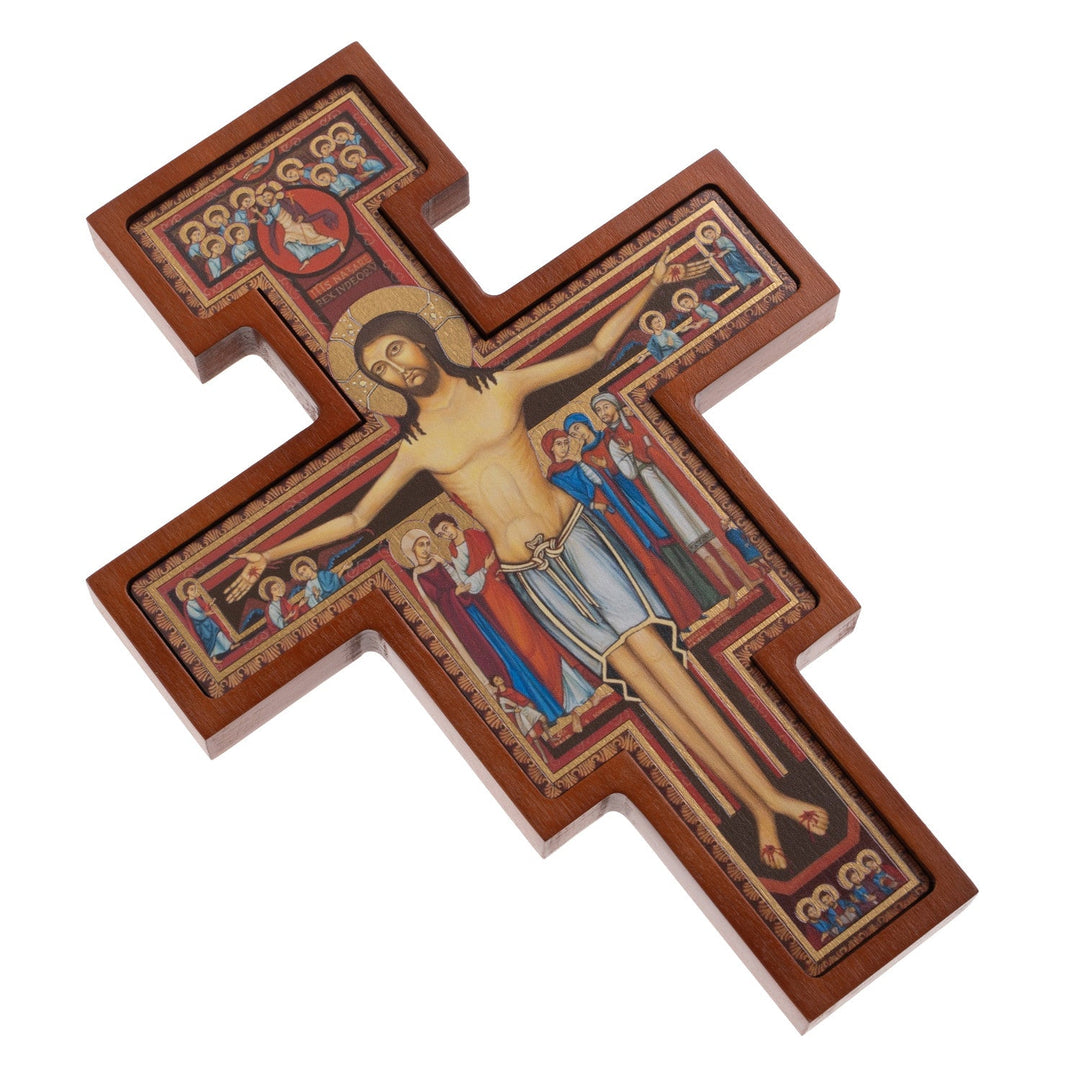 Drveni križ iz San Damiana – Križ sv. Franje, bronca, 14x10x1,8 cm