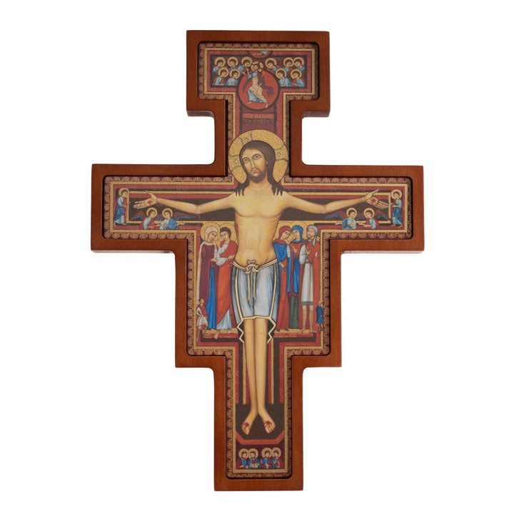 Drveni križ iz San Damijana – Križ sv. Franje, bronca, 22x16x1,8 cm