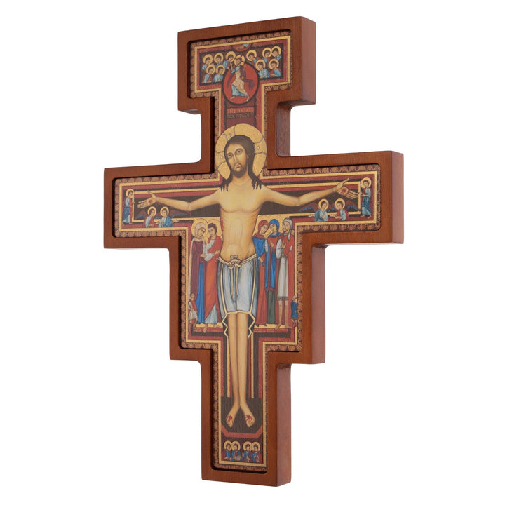 Drveni križ iz San Damijana – Križ sv. Franje, bronca, 28x20x1,8 cm