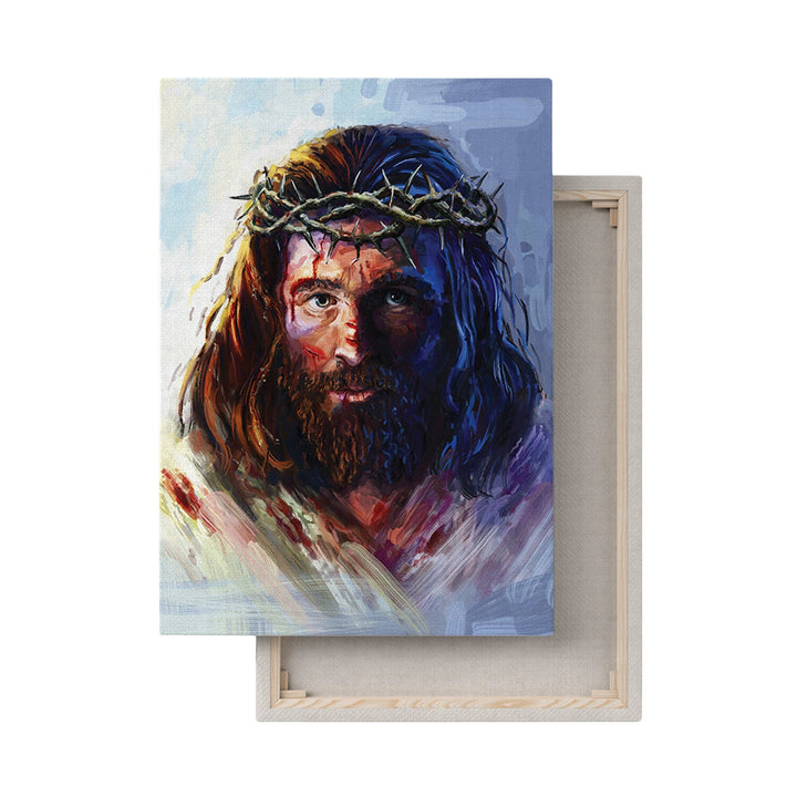 Slika na platnu Isusa Krista s trnovom krunom, 50x70 cm